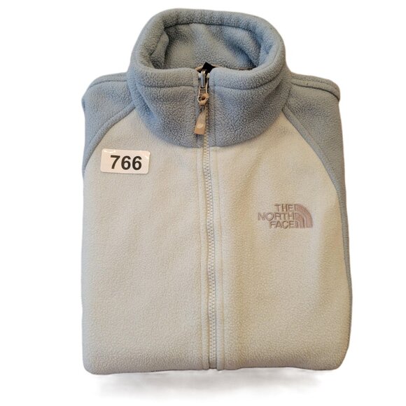 The North Face Women’s Two-Tone Blue Full Zip Fleece Jacket Size Medium - Picture 9 of 10